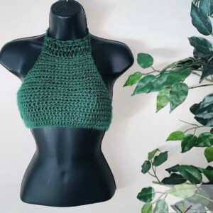 Forest Green Halter Top (XS)
