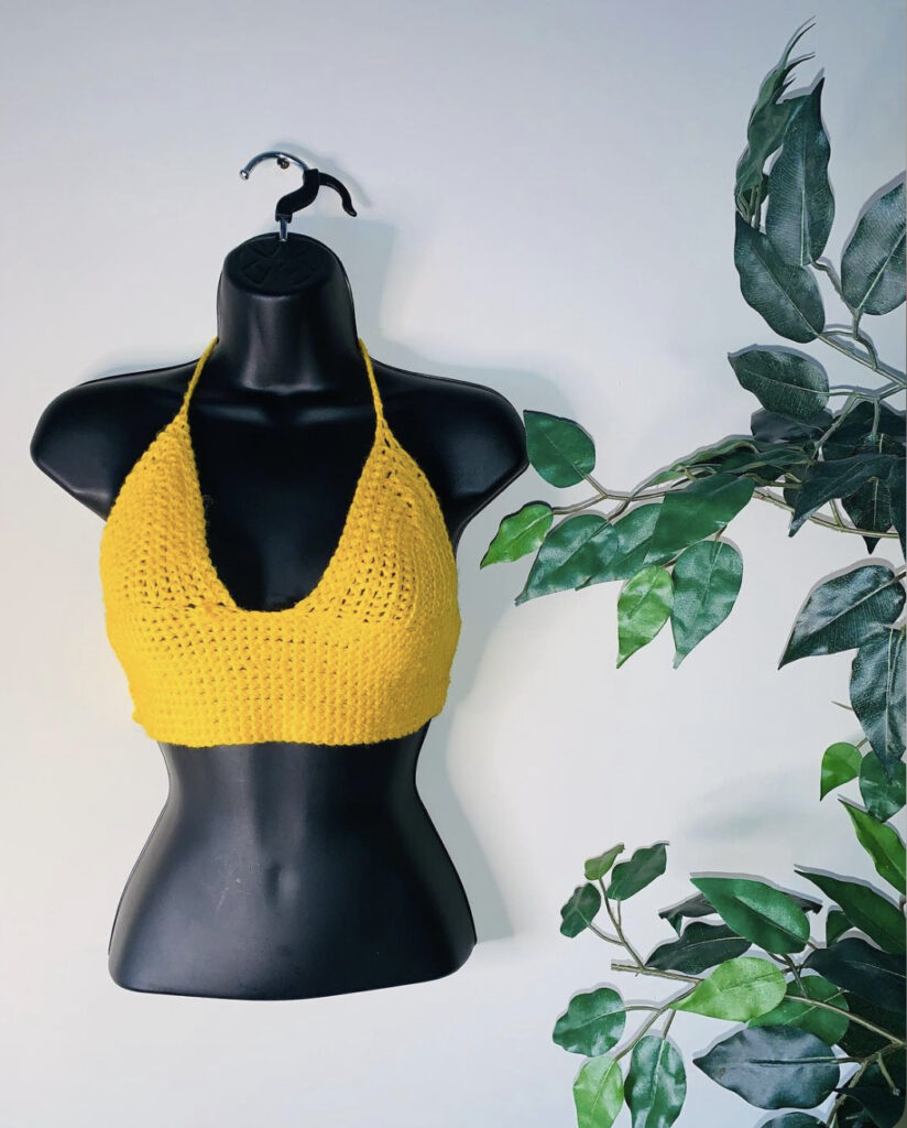 Lemon Squeeze Bralette Crop Top (S)