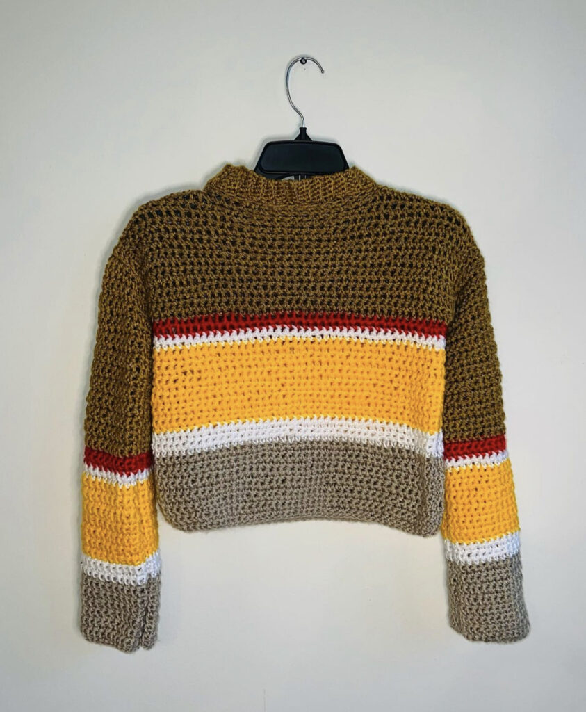 Strawberry Cheesecake Crop Sweater (S)