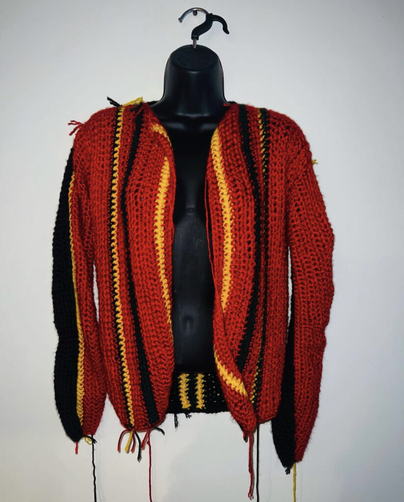 Knotty Rasta Cardigan (S)
