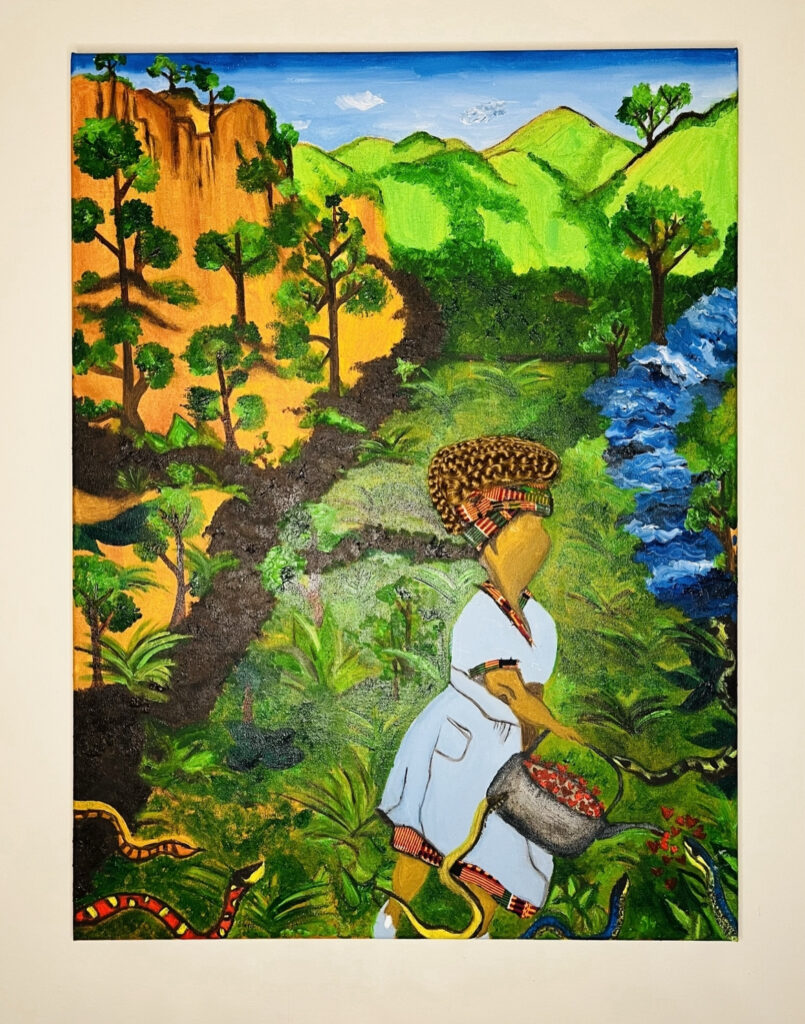 The Gardener "Original" (Unframed) 18 X 24